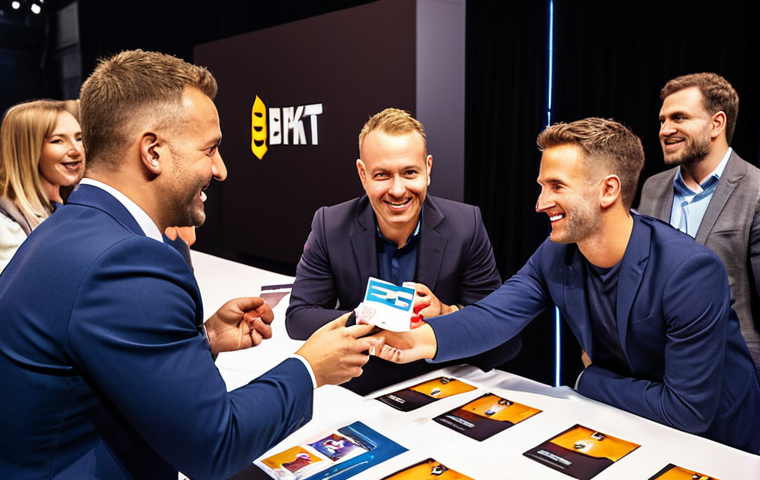 **
A vibrant sports marketing conference in Amsterdam. Focus on the networking aspect: people exchanging business cards, engaging in animated discussions about sports sponsorships, and showcasing innovative sports tech. The atmosphere is energetic and dynamic. Include hashtags like #sportmarketing, #sportsponsoring visibly displayed on banners.
**