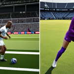 Here are two image prompts based on the provided text, designed to capture key aspects of modern sport marketing: