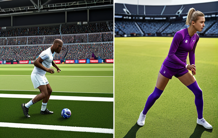 Here are two image prompts based on the provided text, designed to capture key aspects of modern sport marketing: