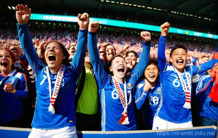 스포츠마케팅 커리어 개발을 위한 책 추천 - **Prompt:** "A vibrant, panoramic view inside a modern, packed football stadium in the Netherlands, ...