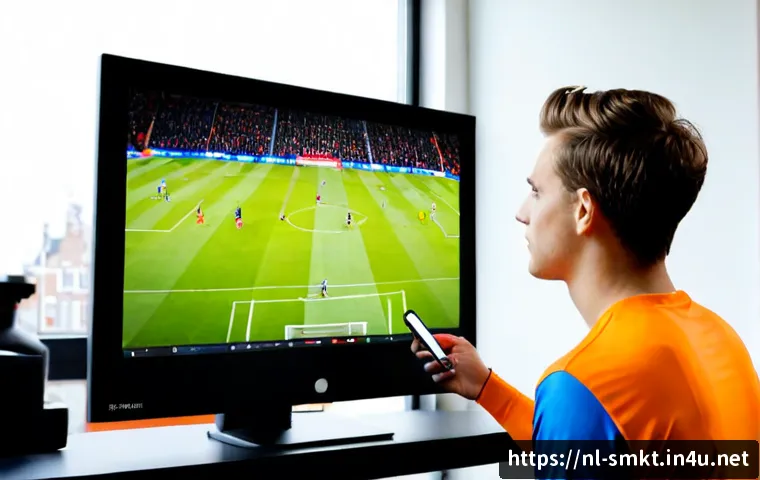 스포츠 이벤트 홍보 콘텐츠 제작 팁 - Photorealistic Dutch sports event marketing workspace, a focused young adult content creator editing...